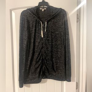 EXPRESS Sz S Solid Zip-Up Hoodie